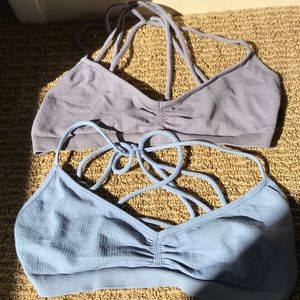 Set of two free people bralettes